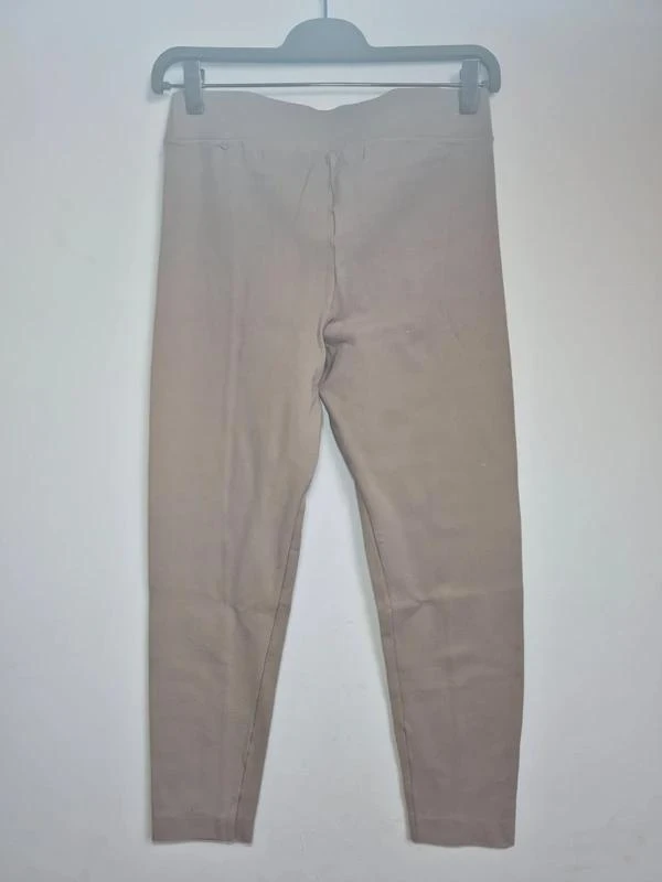 Zara Leggings Bege Efeito Couture L – photo 2